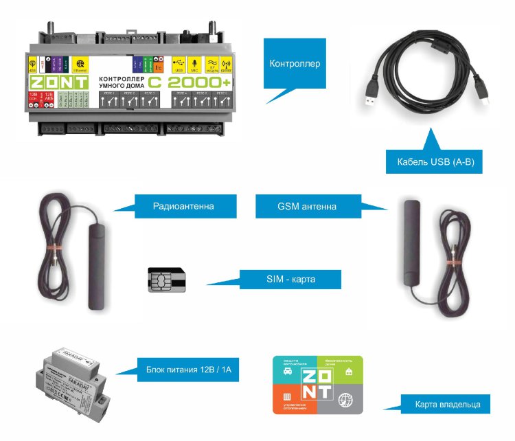Контроллер Zont C2000+
